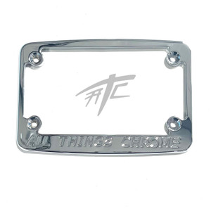 HAYABUSA CHROME ALL THINGS CHROME LICENSE PLATE FRAME 22-24 SUZUKI HAYABUSA