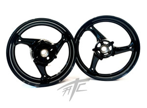 HAYABUSA STOCK GLOSS BLACK FACTORY WHEELS OEM WHEELS 2008-2012  SUZUKI HAYABUSA