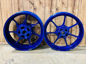 HAYABUSA STOCK GALAXY BLUE FACTORY WHEELS OEM WHEELS 2022-2024 SUZUKI HAYABUSA