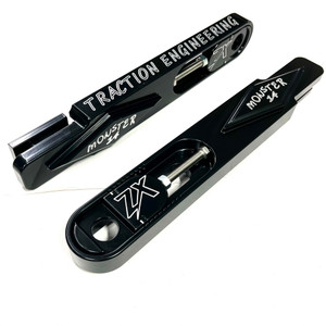 MONSTER BLACK ZX SWINGARM EXTENSIONS 9-14" OVER 12-24 KAWASAKI NINJA ZX-14
