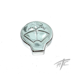 2018-2023 JEEP WRANGLER BILLET CHROME ENGRAVED WINDSHIELD WIPER FLUID CAP COVER
