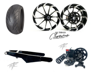330 OSD BLACK CONTRAST CUT "TORNADO" KIT BLACK ARM 12-25 KAWASAKI NINJA ZX-14R