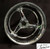 360 CHROME REAR REPLICA WHEEL W/ HUBS AND SPROCKET FOR 2008-2012 SUZUKI HAYABUSA