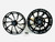 360 FAT TIRE BLACK CONTRAST INFERNO WHEELS 04-10 KAWASAKI NINJA ZX-10R