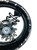 HAYABUSA 300 BLACK CONTRAST CUT KANJI WHEEL PACKAGE 13-20 SUZUKI HAYABUSA ABS