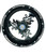 HAYABUSA 300 BLACK CONTRAST CUT KANJI WHEEL PACKAGE 2008-2012 SUZUKI HAYABUSA