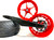 NINJA 360 FAT TIRE KIT RED CONTRAST SPEED STAR WHEELS 10-15 KAWASAKI NINJA ZX-10