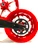 NINJA 360 FAT TIRE KIT RED CONTRAST SPEED STAR WHEELS 2000-05 KAWASAKI ZX12R