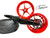 CBR1000RR 360 FAT TIRE KIT RED CONTRAST SPEED STAR WHEELS 2008-2011 HONDA