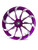 GSXR 330 FAT TIRE PURPLE CONTRAST CUT TORNADO WHEELS 01-05 SUZUKI GSXR 600 750