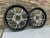 15" Front Drag Racing Wheels "PRIMA" - Black Contrast Cut Finish - Set of 2