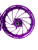 GSXR 330 FAT TIRE PURPLE CONTRAST CUT TURBO WHEELS 01-05 SUZUKI GSXR 600 750