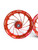 GSXR 360 FAT TIRE CANDY RED CONTRAST TURBO WHEELS 2008-2020 SUZUKI GSXR 600 750