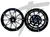 GSXR 300 FAT TIRE BLACK CONTRAST CUT EMPIRE WHEELS 01-08 SUZUKI GSXR 1000