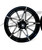 GSXR 360 FAT TIRE BLACK CONTRAST CUT EMPIRE WHEELS 01-08 SUZUKI GSXR 1000