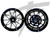 NINJA 360 FAT TIRE BLACK CONTRAST CUT EMPIRE WHEELS 00-05 KAWASAKI NINJA ZX-12