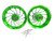 CBR1000RR 240 FAT TIRE CANDY GREEN CONTRAST TURBO WHEELS 03 & 04 CBR1000RR