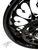 ZX-14 300 FAT TIRE BLACK CONTRAST CUT STILETTO WHEELS 06-11 NINJA ZX-14