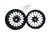 ZX-14 300 FAT TIRE BLACK CONTRAST CUT STILETTO WHEELS 06-11 NINJA ZX-14