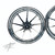 CBR1000RR 240 FAT TIRE CHROME OMNI WHEELS 2007 CBR1000RR