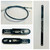 BLACK CONTRAST 3-9 OVR SWINGARM EXTENSIONS/BRAKE LINE 01-02 SUZUKI GSXR1000