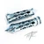 GSXR CHROME CUTS AND TWIST SPIKE HANDLEBAR GRIPS ALL SUZUKI GSXR 1000 (01-20)