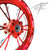 GSXR STOCK SIZE CANDY RED CONTRAST VANDETTA WHEELS 06-07 SUZUKI GSXR 600 750