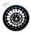 GSXR STOCK SIZE BLACK CONTRAST CUT STILETTO WHEELS 08-20 SUZUKI GSXR 600 750