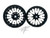 GSXR STOCK SIZE BLACK CONTRAST CUT STILETTO WHEELS 01-08 SUZUKI GSXR 1000