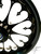 GSXR STOCK SIZE BLACK CONTRAST CUT STILETTO WHEELS 2009-2020 SUZUKI GSXR 1000