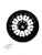 GSXR STOCK SIZE BLACK CONTRAST CUT STILETTO WHEELS 2009-2020 SUZUKI GSXR 1000