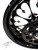 NINJA STOCK SIZE BLACK CONTRAST CUT STILETTO WHEELS 06-11 KAWASAKI NINJA ZX-14