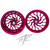 GSXR 240 FAT TIRE RASPBERRY PINK HELLIAN WHEELS 06-07 SUZUKI GSXR 600 750