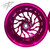 GSXR 240 FAT TIRE RASPBERRY PINK HELLIAN WHEELS 06-07 SUZUKI GSXR 600 750
