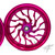 GSXR 360 FAT TIRE RASPBERRY PINK HELLIAN WHEELS 06-07 SUZUKI GSXR 600 750