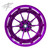 NINJA STOCK SIZE PURPLE CONTRAST CUT LAUNCH WHEELS 12-20 KAWASAKI NINJA ZX-14R