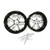 GSXR 330 FAT TIRE BLACK CONTRAST SPEED STAR WHEELS 2009-2020 SUZUKI GSXR 1000
