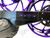 NINJA 240 FAT TIRE KIT PURPLE PIRANHA WHEELS 3D LOGO 06-11 KAWASAKI NINJA ZX-14