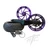 YZF 240 FAT TIRE KIT PURPLE PIRANHA WHEELS BLACK ARM 2009-2014 YAMAHA YZF R1