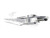 NINJA 300 CHROME JACKSHAFT SWINGARM STEALTH UNDERBRACE 00-05 KAWASAKI NINJA ZX12