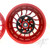 NINJA 300 FAT TIRE CANDY PRO RED HELLIAN WHEELS 00-05 KAWASAKI NINJA ZX-12