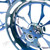 GSXR 300 FAT TIRE CANDY BLUE CONTRAST RECLUSE WHEELS 01-08 SUZUKI GSXR 1000