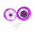 GSXR 360 FAT TIRE CANDY PURPLE CONTRAST KILO WHEELS 01-05 SUZUKI GSXR 600 750