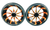 (3) 18" BLACK & ORANGE TORNADO WHEEL PACKAGE FOR 2015-2020 CAN-AM SPYDER F3