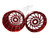 SUZUKI GSXR 330 FAT TIRE WILDER RED CONTRAST MAYHEM WHEELS 01-05 GSXR 600 750
