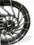 HAYABUSA STOCK SIZE KINGSPORT GREY CONTRAST MAYHEM WHEELS 2022 SUZUKI HAYABUSA