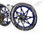 STOCK SIZE CHROME/ROYAL BLUE SWITCHBACK WHEELS 2015-2020 YAMAHA YZF R1