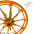 HAYABUSA STOCK SIZE CANDY ORANGE CONTRAST LAUNCH WHEELS 2022 SUZUKI HAYABUSA