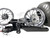 330 OSD FAT TIRE KIT CHROME TURBO WHEELS 03 & 04 CBR1000RR