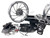 330 OSD FAT TIRE KIT CHROME TURBO WHEELS 03 & 04 CBR1000RR